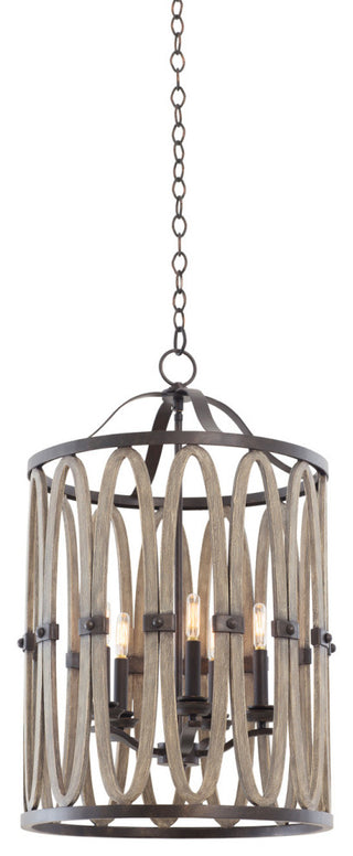Belmont 19x29.5" 5-Light Modern Transitional Large Pendants by Kalco