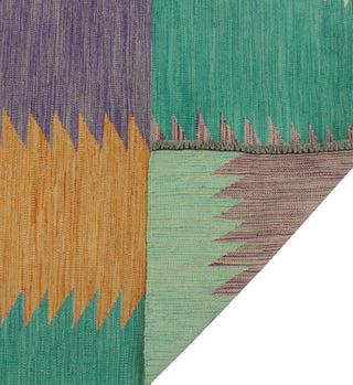 Winchester Kilim Clay Rust/Blue Rug, 7'11x9'8