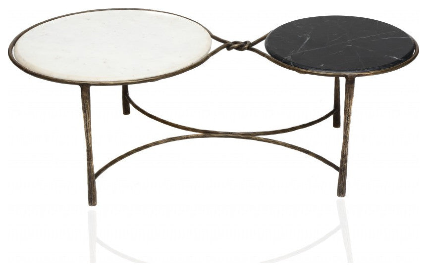 Mid Century Dual Rim Coffee Table