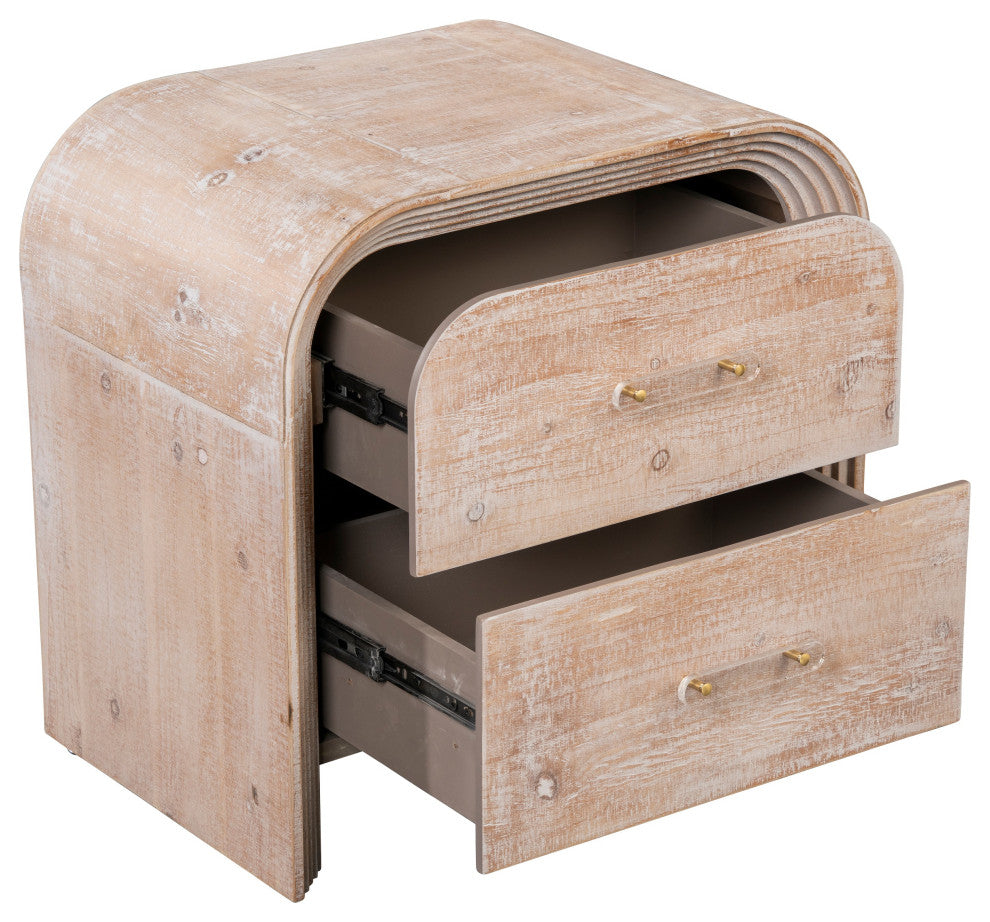 Harlow 2 Drawers Nighstand