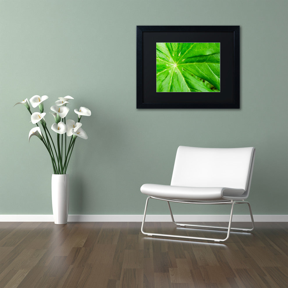 PIPA Fine Art 'Peaceful Greenery' Matted Framed Art, 14x11