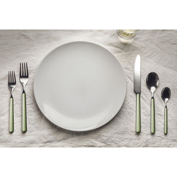 Fantasia Flatware Set, Sage, 5 Pcs.