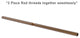 60" Shower Curtain Rod, Brushed Bronze