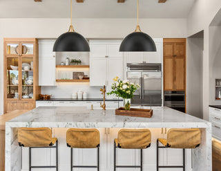 Soto 3-Light Matte Black/Antique Gold Pendant