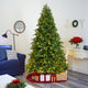7.5' Wyoming Fir Faux Xmas Tree With 500 Clear Lights and 1580 Bendable Branches