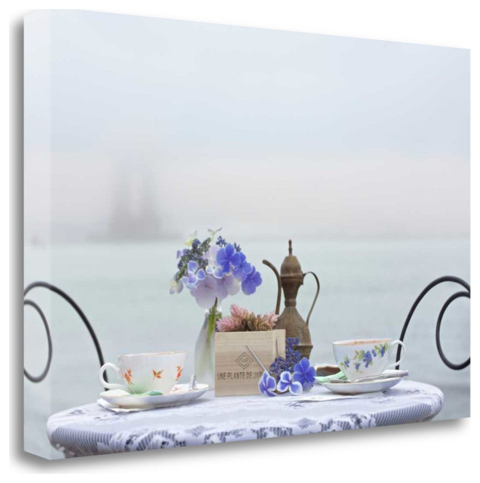 Up Close Tea Party For Two 1 Giclee Wrap Canvas Wall Art