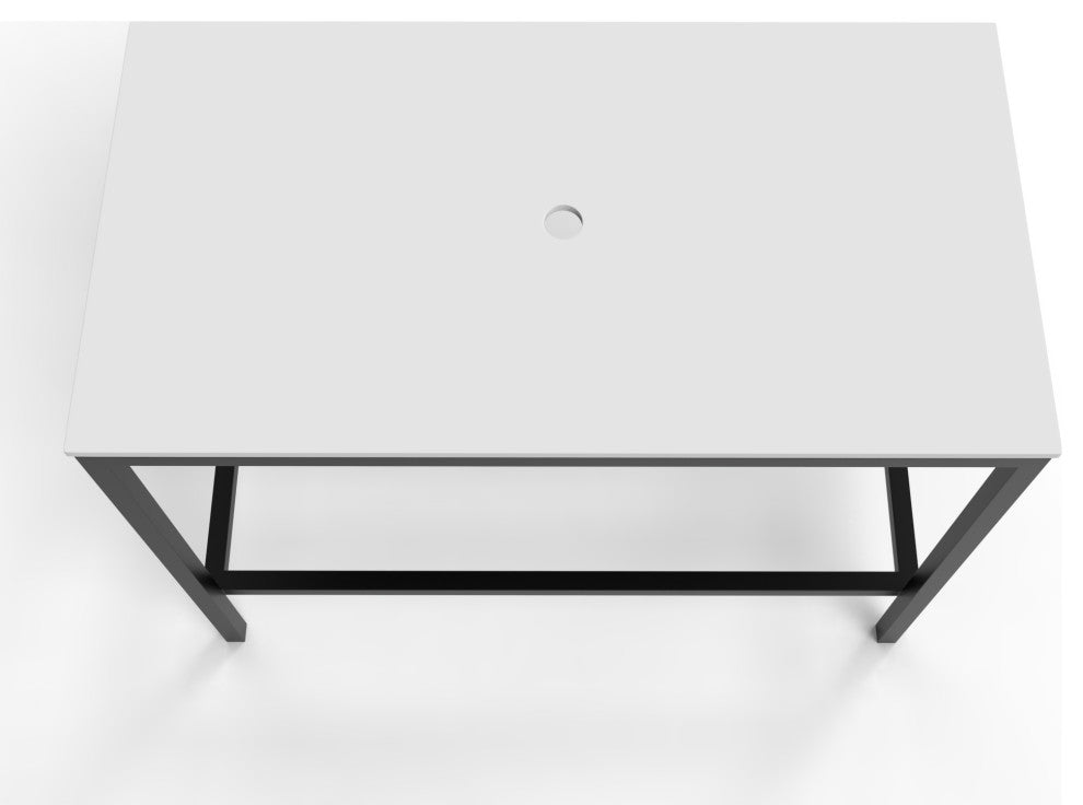 Stainless Steel Vanity, Glass Sink, Modern Edition, Black Gradient, Black Base