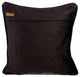 Black Decorative Euro shams 26"x26" Velvet, Knotty Black