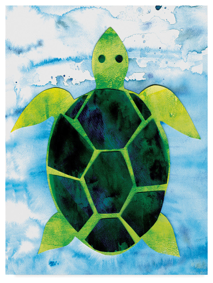 "Sea Turtle" by Summer Tali Hilty, Canvas Art