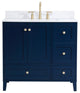 Elegant Decor Sommerville Bathroom Vanity Blue