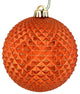 6" Brn Orange Durian Glitt Ball Dril 4Bg