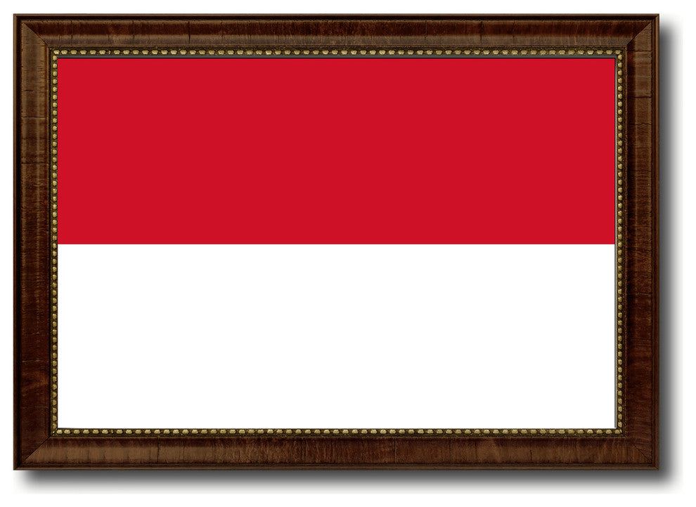 Indonesia Country Flag Canvas Print, 21"x30"