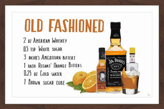 "Old Fashioned Concoction" Framed Painting Print, 36"x24"