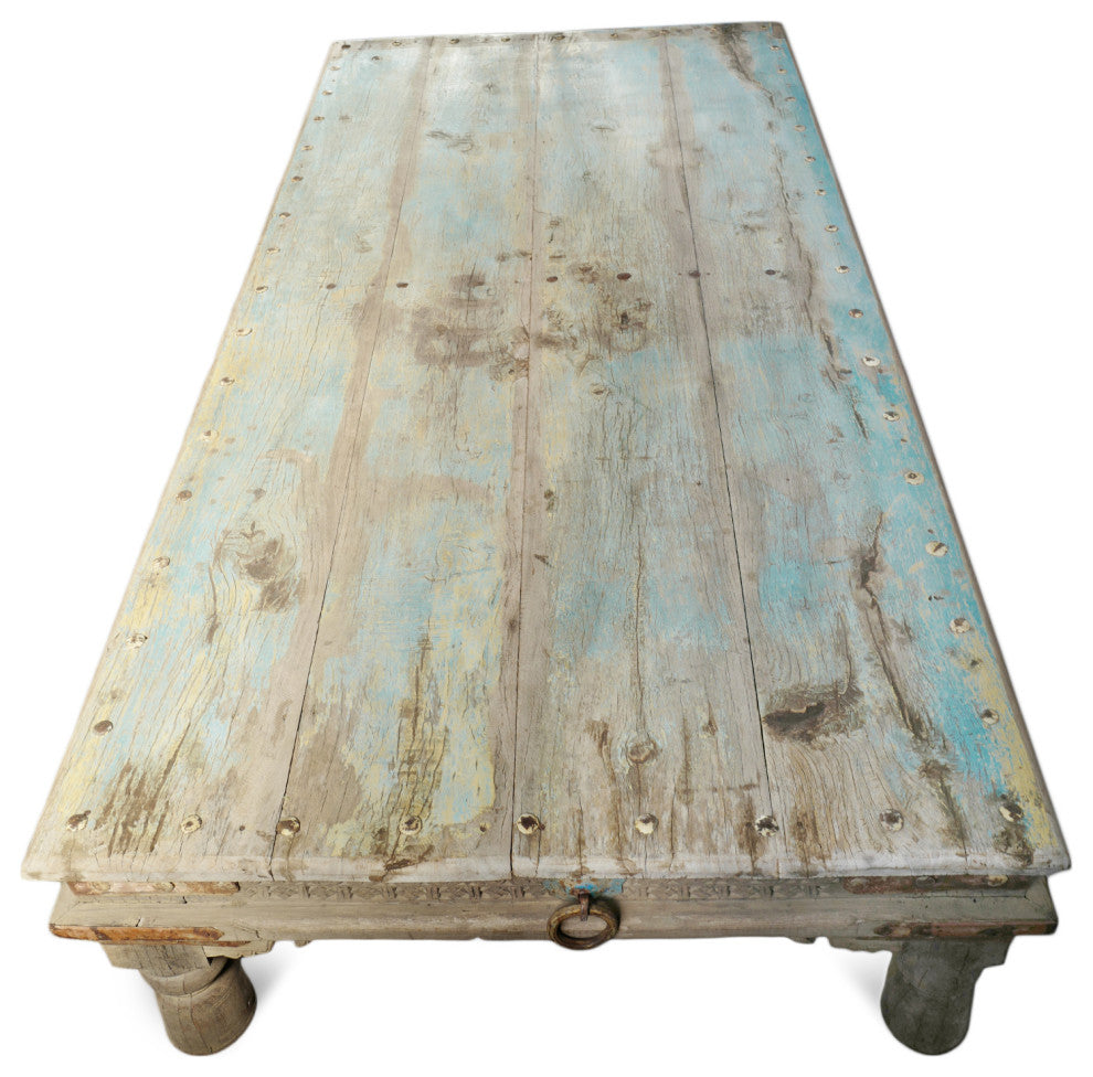 Consigned Vintage Teak Takhat Coffee Table 1