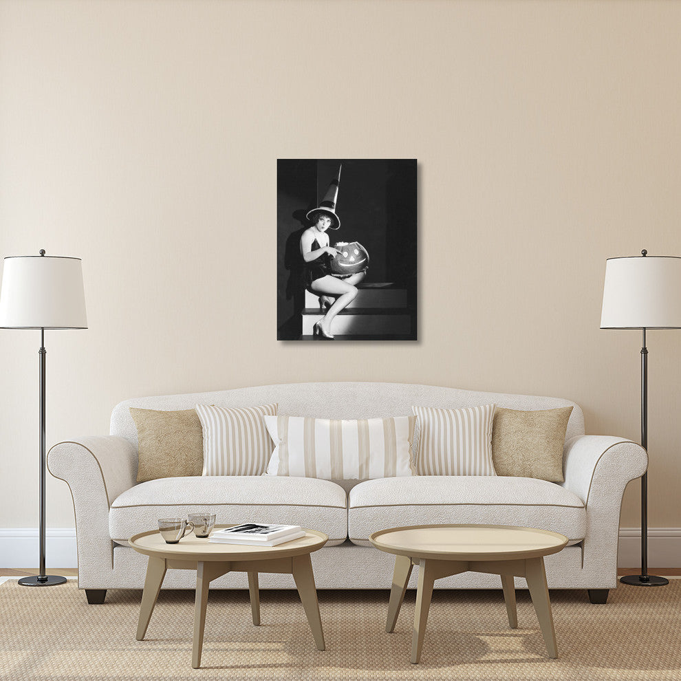 "Halloween - Clara Bow" Canvas by Hollywood Photo Archive, 31x40"