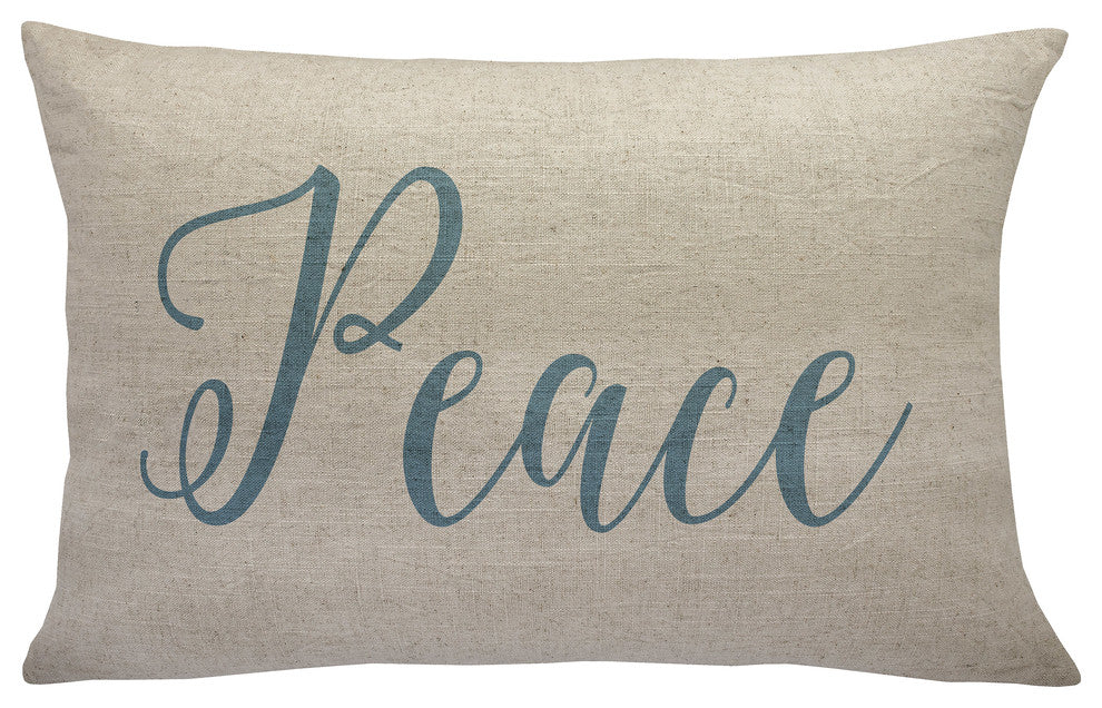 Peace Linen Pillow