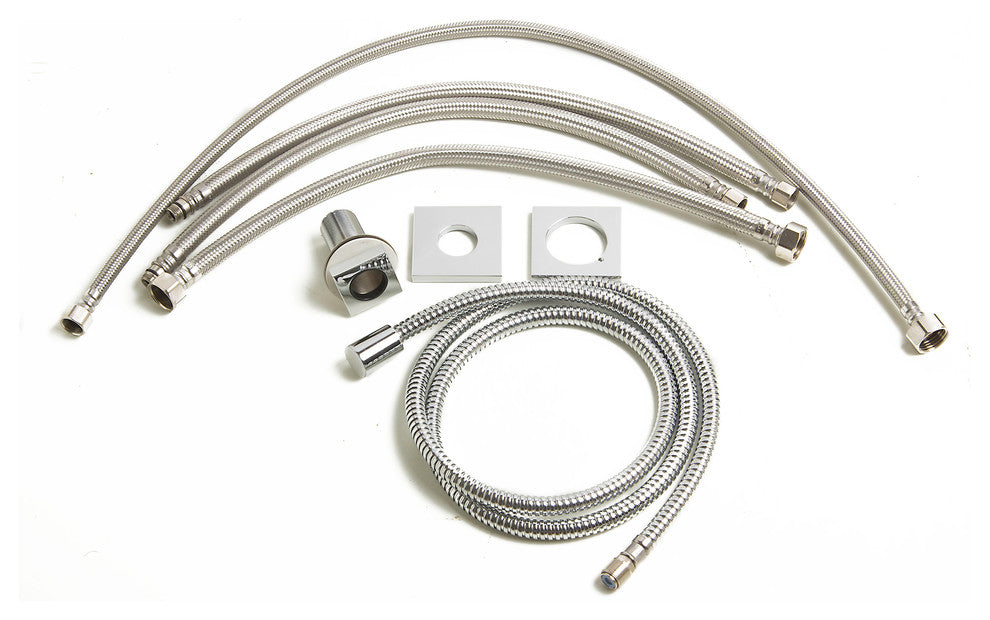 ALFI brand AB2703 Deck Mounted Roman Tub Filler - Polished Chrome