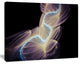 Elegant Fantasy Fractal Design, Abstract Canvas Wall Art Print, 40"x30"