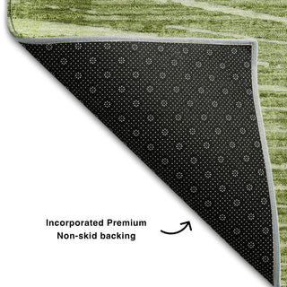 Premium Machine Washable Mayfield AMF542 Sage 9' x 12' Rug