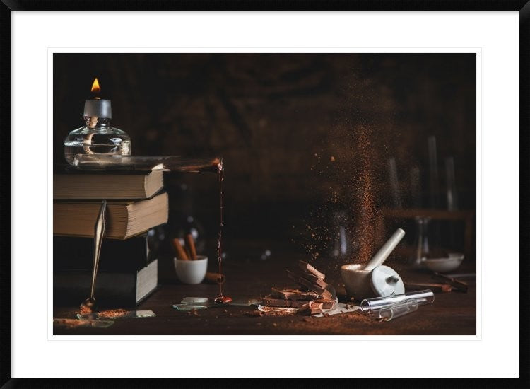 "Phases Of Chocolate" Framed Digital Print by Dina Belenko, 38"x28"