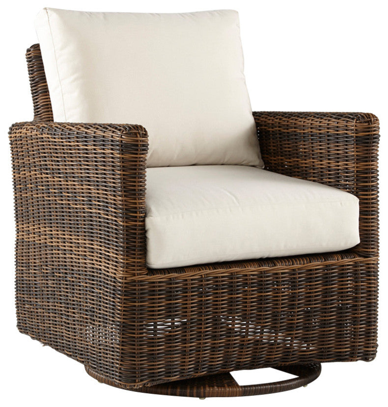 Del Ray Swivel Glider in Cast Shale