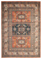 Rectangle Abacasa Brooks Area Rug, Copper, 94"x134"