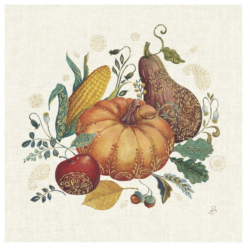 "Spice Season VII" Digital Paper Print by Daphne Brissonnet, 42"x42"