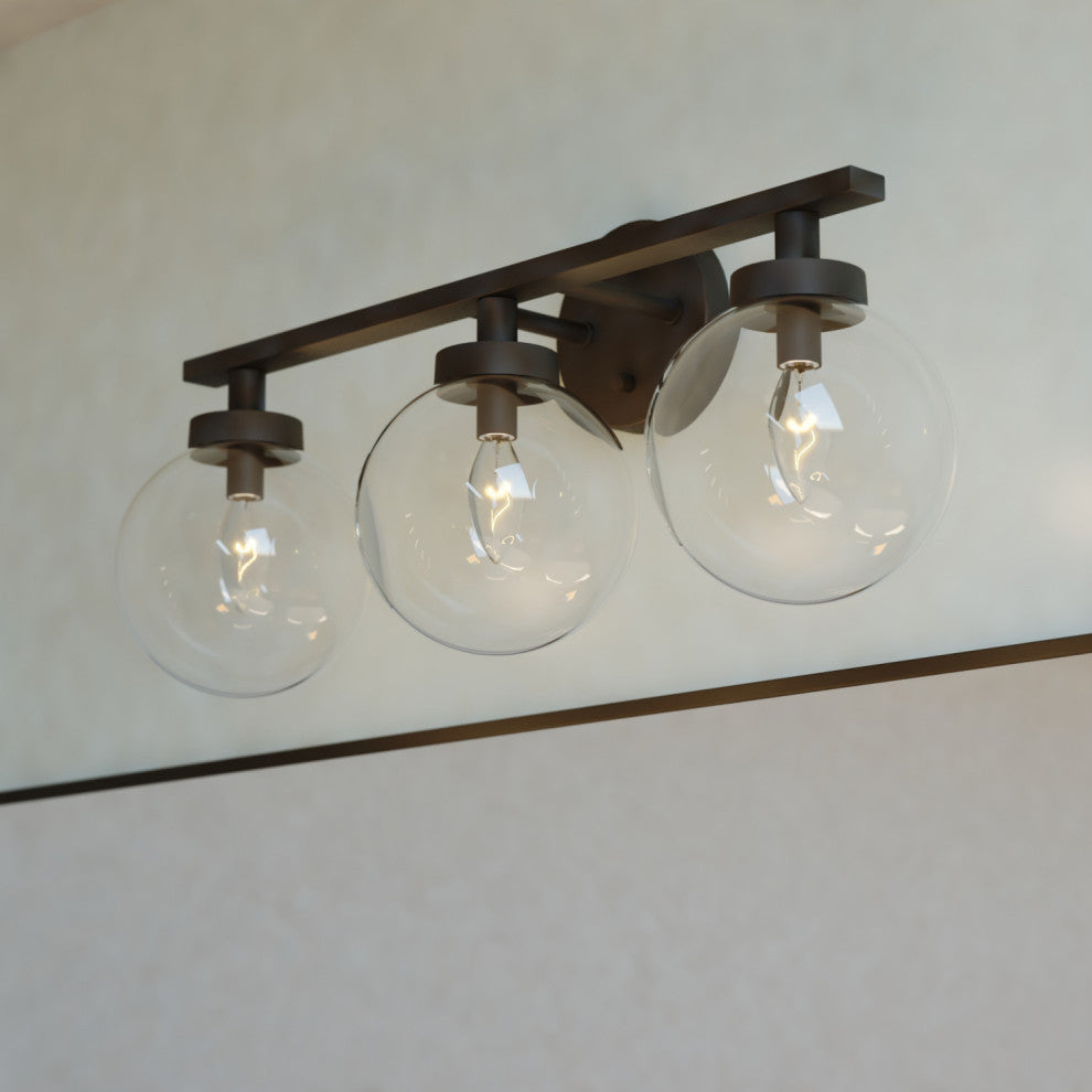 Lander 3 Light Vanity Matte Black