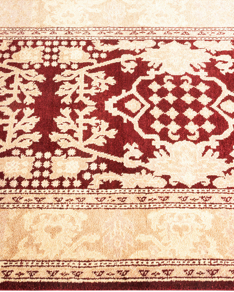 Sevda One-of-a-Kind Hand-Knotted Area Rug Red, 3'3"x5'1"