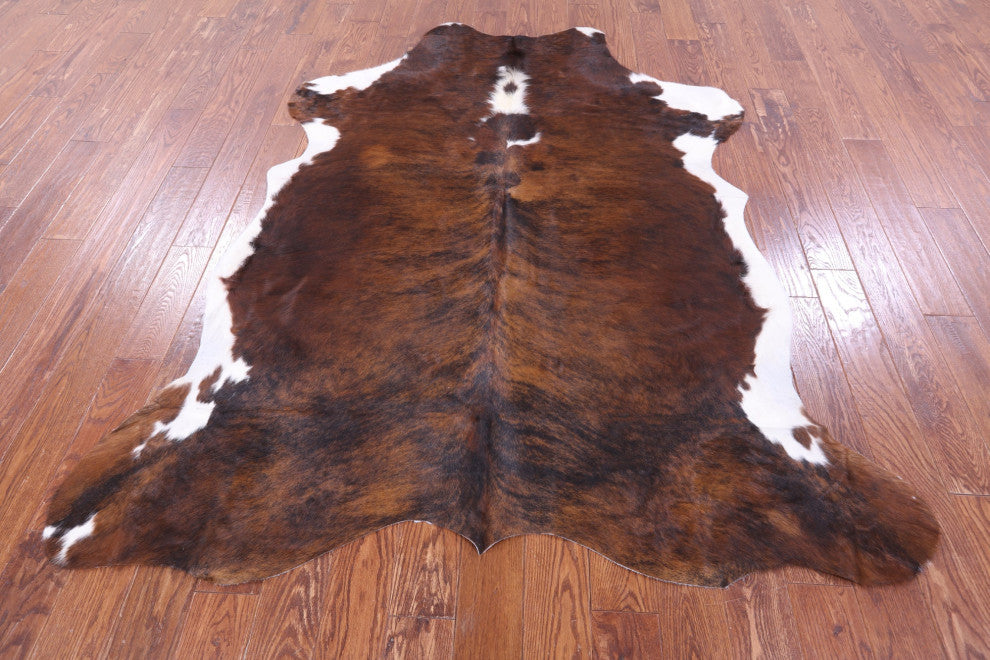 Brindle Natural Cowhide Rug 7' 2" X 6' 1" C2276