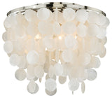 Vaxcel Lighting C0079 Elsa 3 Light 16"W Flush Mount Waterfall - Capiz Shell