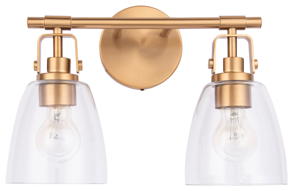 2 Light Modern Farmhouse Gold Vanity Light Modern Wall Sconces