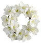 Nearly Natural 18ï¿½ White Amaryllis Artificial Wreath