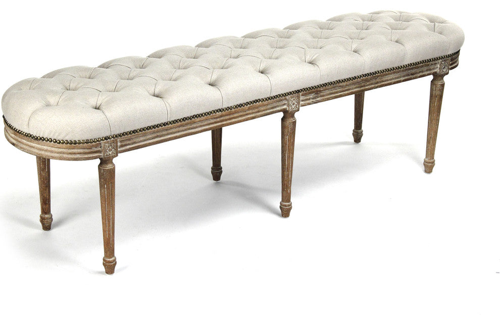 Michel Bench, Natural Linen