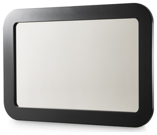Lisbon Wall Mirror Silken Matte Black