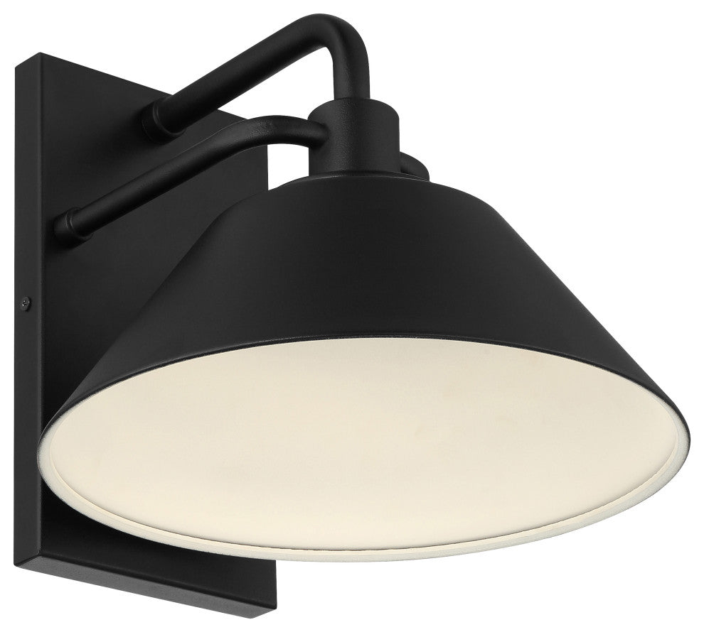 Avalon Large Outdoor LED Wall Sconce, Black Finish
