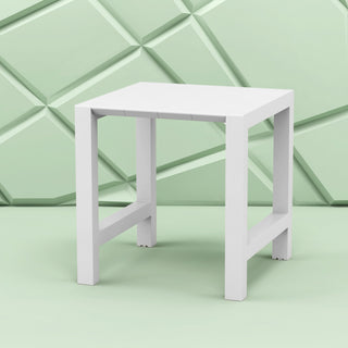 Vegas Bar Table 39"-55" Extendable Table, White