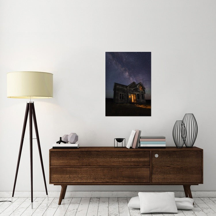 "Pray Nobody Is Home" Stretched Canvas Giclee by Miles Morgan, 26x36"