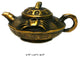Chinese Handmade Metal Bronze Color Crab Teapot Display