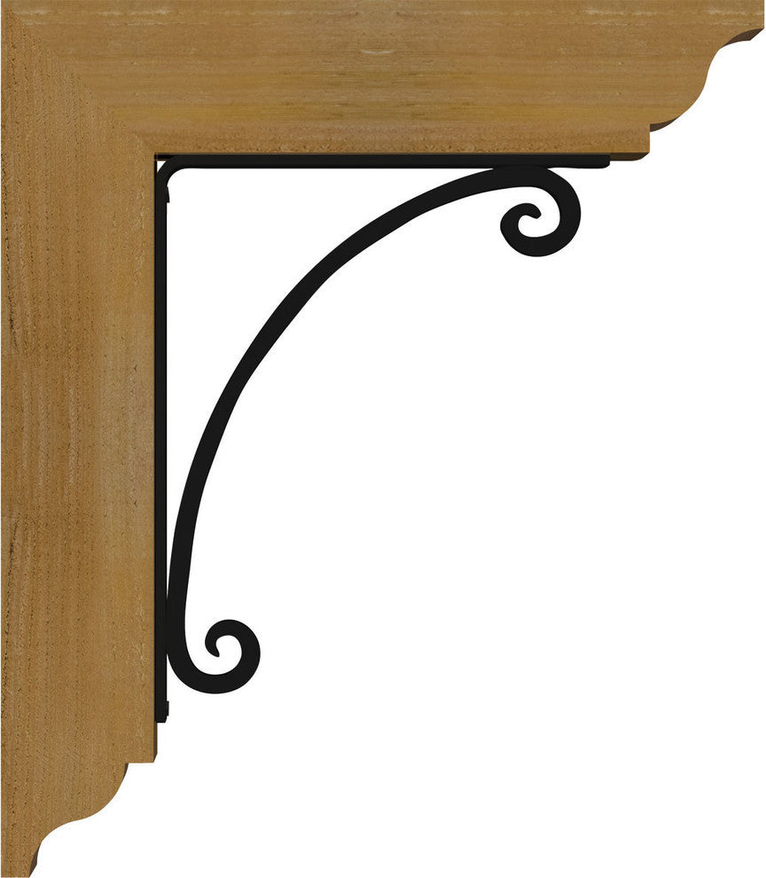 Legacy Traditional Ironcrest Bracket Triple Brace, 4"x20"x23", 4" Thick