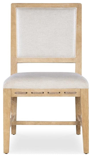 Retreat Cane Back Fabric Upholstered Side Chair in Beige by Hooker Furniture