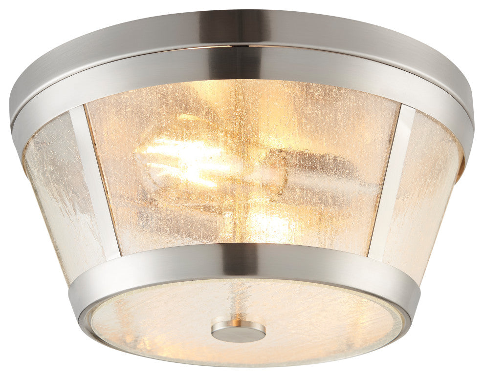 Parker 2 Light 13.78' Diamter Flushmount Mount Ceiling Fixture