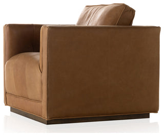 Kiera Swivel Chair-Palermo Cognac