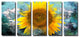 Painted Petals VIII Canvas Art, 5-Piece Set