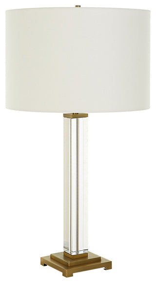 Crystal Column Table Lamp