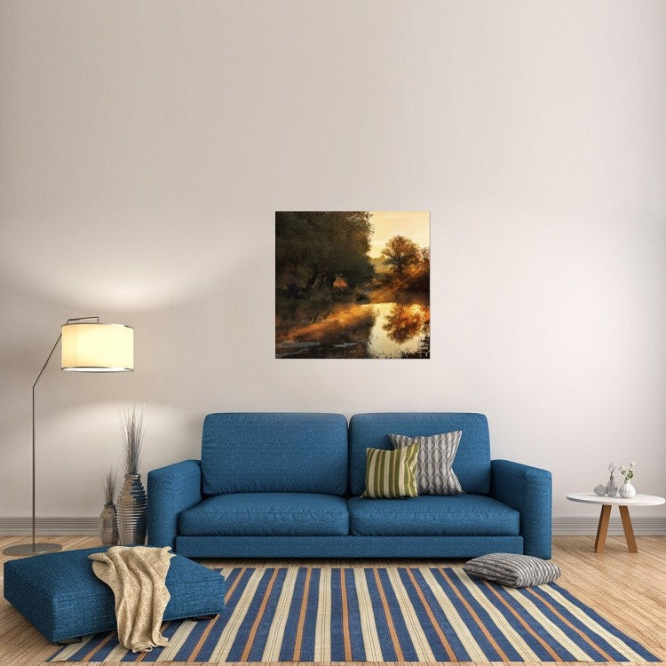 "When Nature Paints With Light" Stretched Canvas Giclee by Jimbi, 40x38"