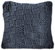 Chess Knit Euro Sham, 27"x27", Navy