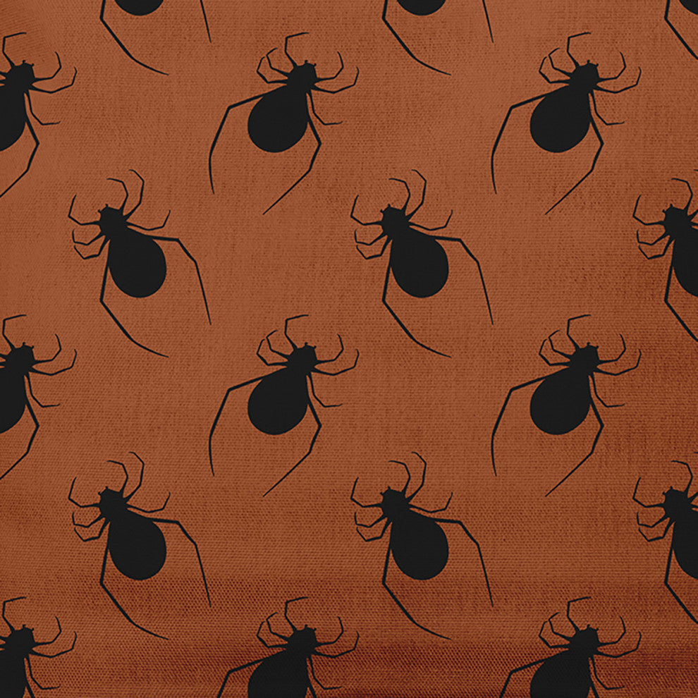 18"x18" Spider Pattern Decorative Throw Pillow, Sienna