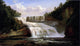 Ferdinand Richardt Trenton High Falls, Gallery Wrapped Canvas Print, 18"x27"