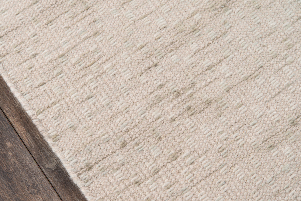 Erin Gates by Momeni Dartmouth Bartlett Beige Hand Made Wool Area Rug 5'x8'